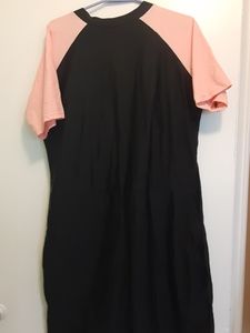 Pink and Black Swimsuit